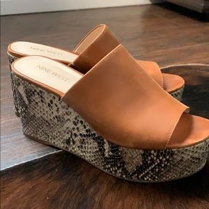 Nine West  platform wedges